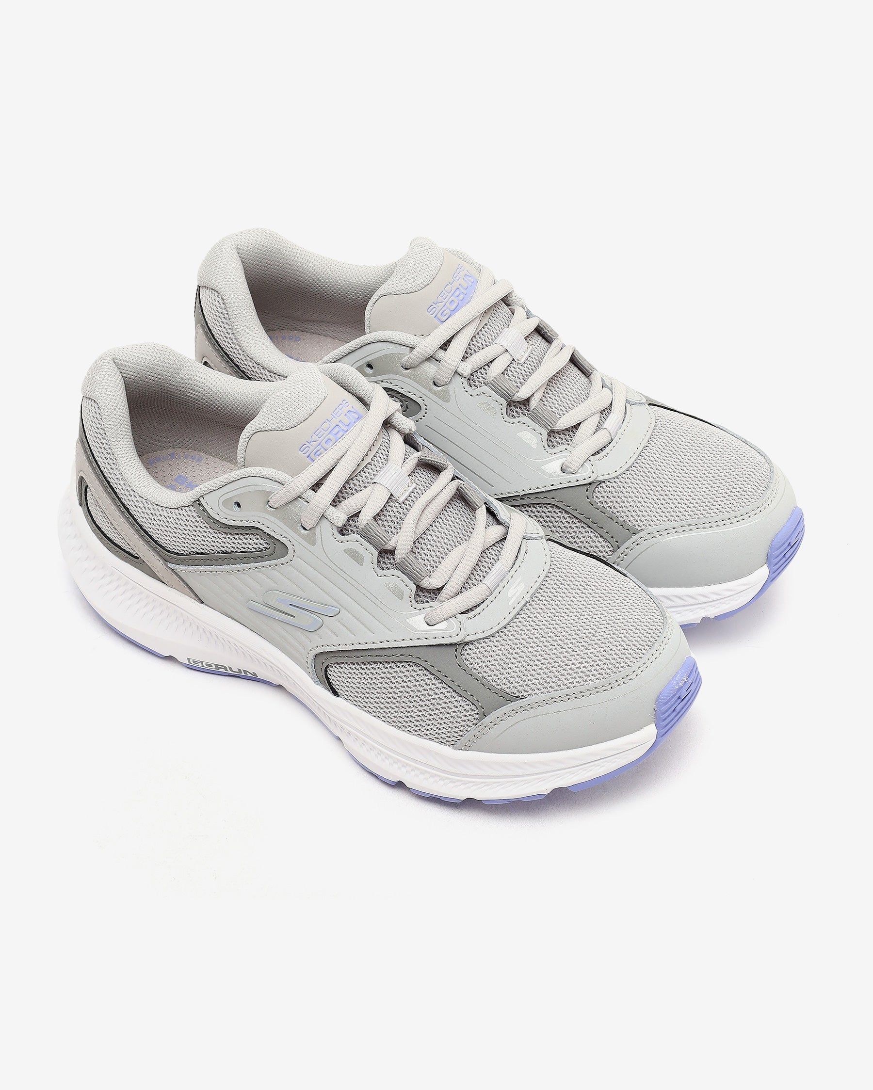 Skechers Go Run Consıstent 2.0 Advantage Kadın Gri/Mor Koşu - Yürüyüş Ayakkabısı