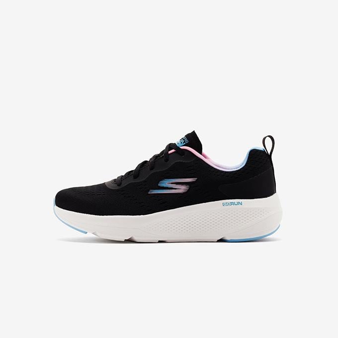 Skechers Go Run Elevate - Double Time Kadın Siyah/Çoklu Koşu - Yürüyüş Ayakkabısı