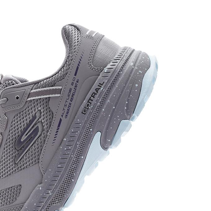 Skechers Go Run Trail Altitude 2.0 - Ravine Kadın Gri/Mavi Koşu - Yürüyüş Ayakkabısı