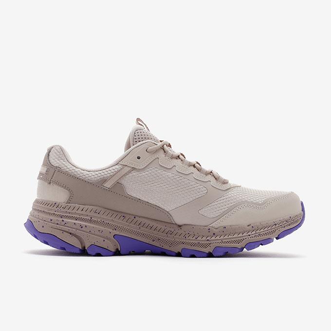 Skechers Go Run Trail Altitude 2.0 - Ravine Kadın Naturel/Mor Koşu - Yürüyüş Ayakkabısı