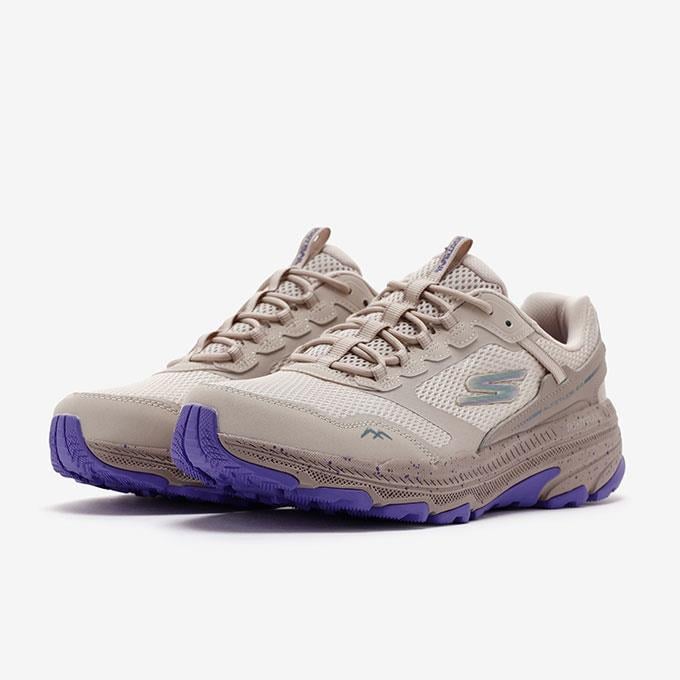 Skechers Go Run Trail Altitude 2.0 - Ravine Kadın Naturel/Mor Koşu - Yürüyüş Ayakkabısı
