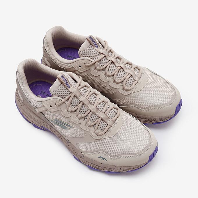 Skechers Go Run Trail Altitude 2.0 - Ravine Kadın Naturel/Mor Koşu - Yürüyüş Ayakkabısı
