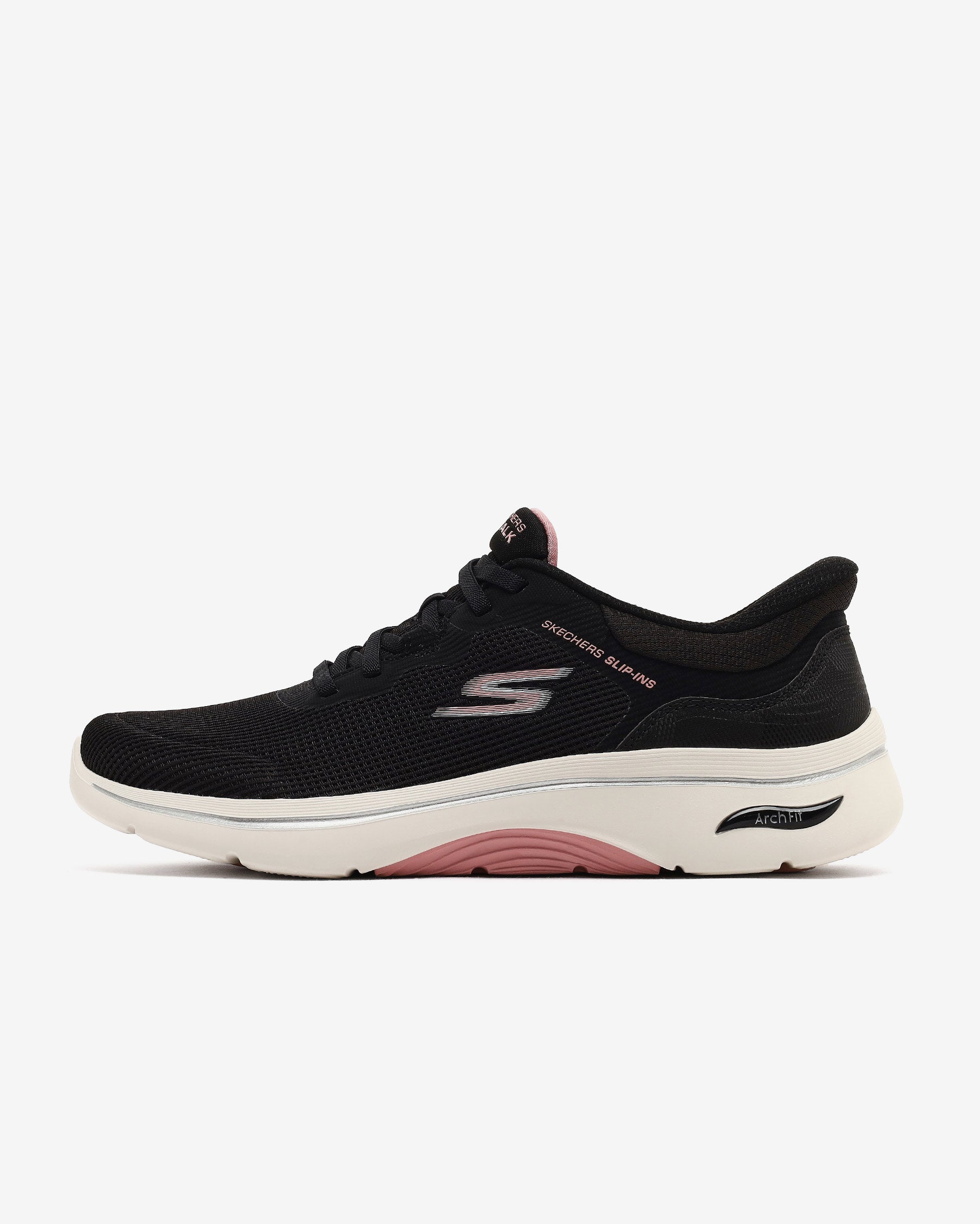 Skechers Go Walk Arch Fıt 2.0 Kadın Siyah/Pembe Koşu - Yürüyüş Ayakkabısı