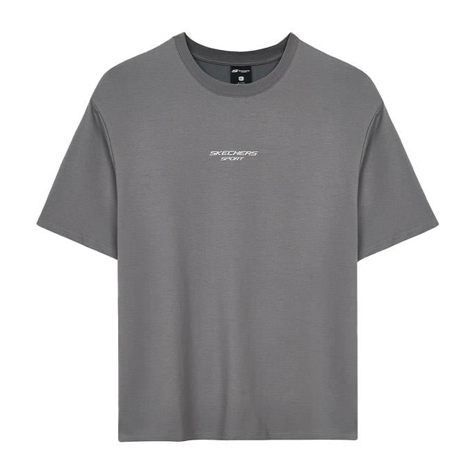 Skechers Graphic Short Sleeve Antrasit Erkek T-Shirt