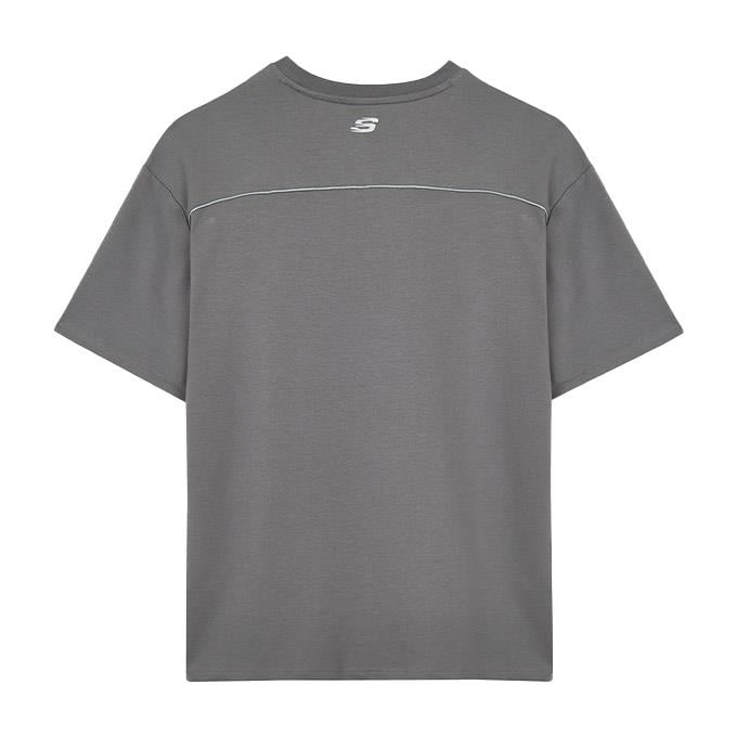 Skechers Graphic Short Sleeve Antrasit Erkek T-Shirt
