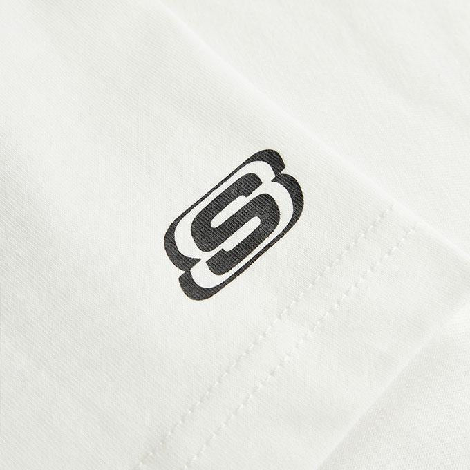 Skechers Graphic Short Sleeve Kırık Beyaz Erkek T-Shirt