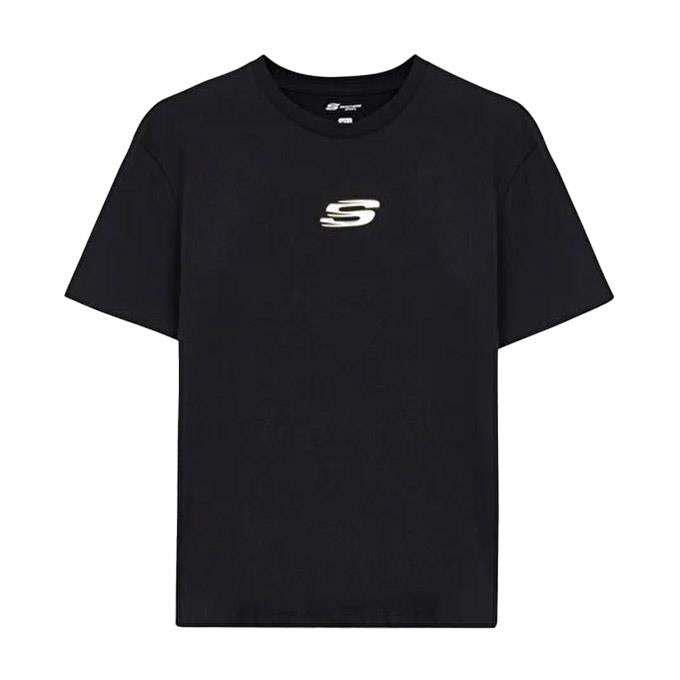 Skechers Graphic Short Sleeve Siyah Kadın T-Shirt