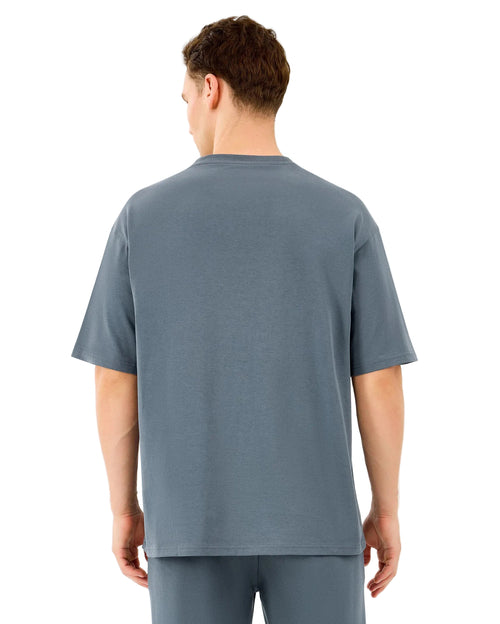 Skechers Heavy Fabric Erkek T-Shirt - Gri
