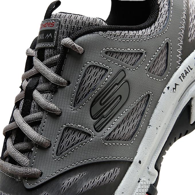 Skechers Hillcrest Erkek Gri/Kırmızı Outdoor Ayakkabı