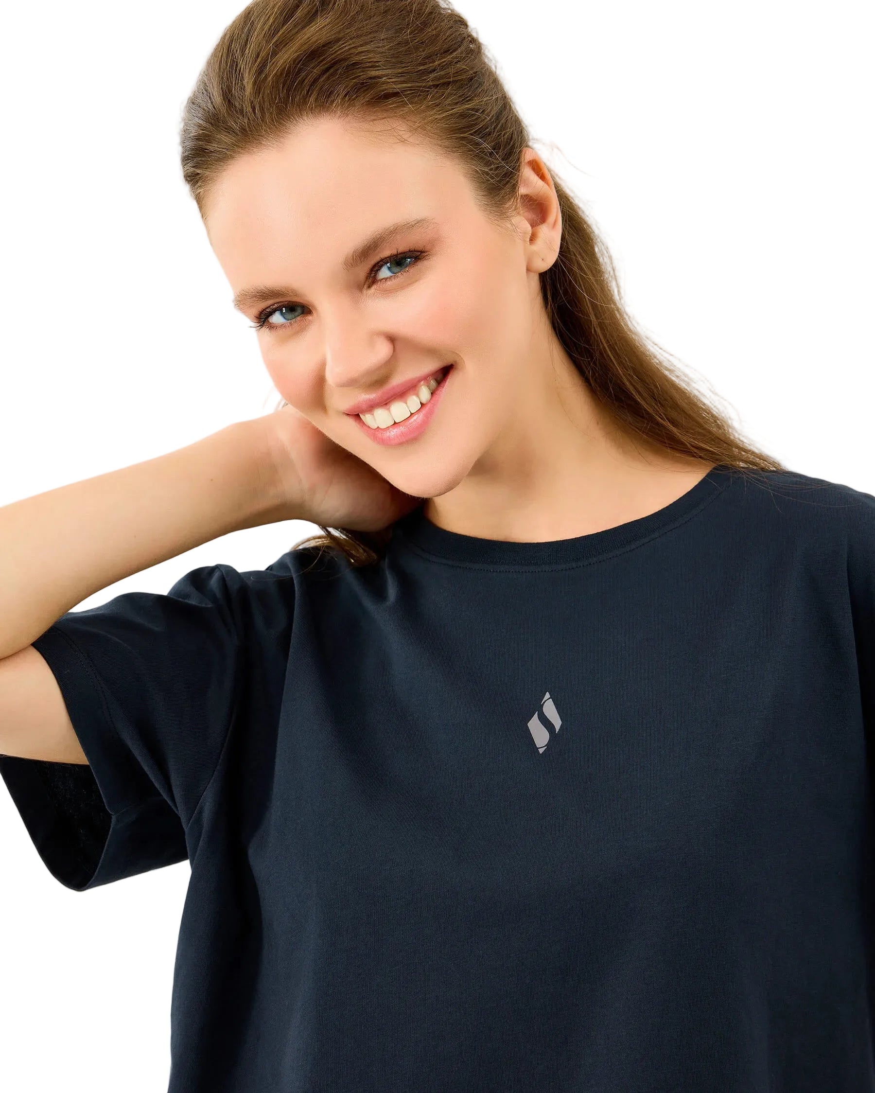 Skechers Light Fabric Kadın T-Shirt - Siyah