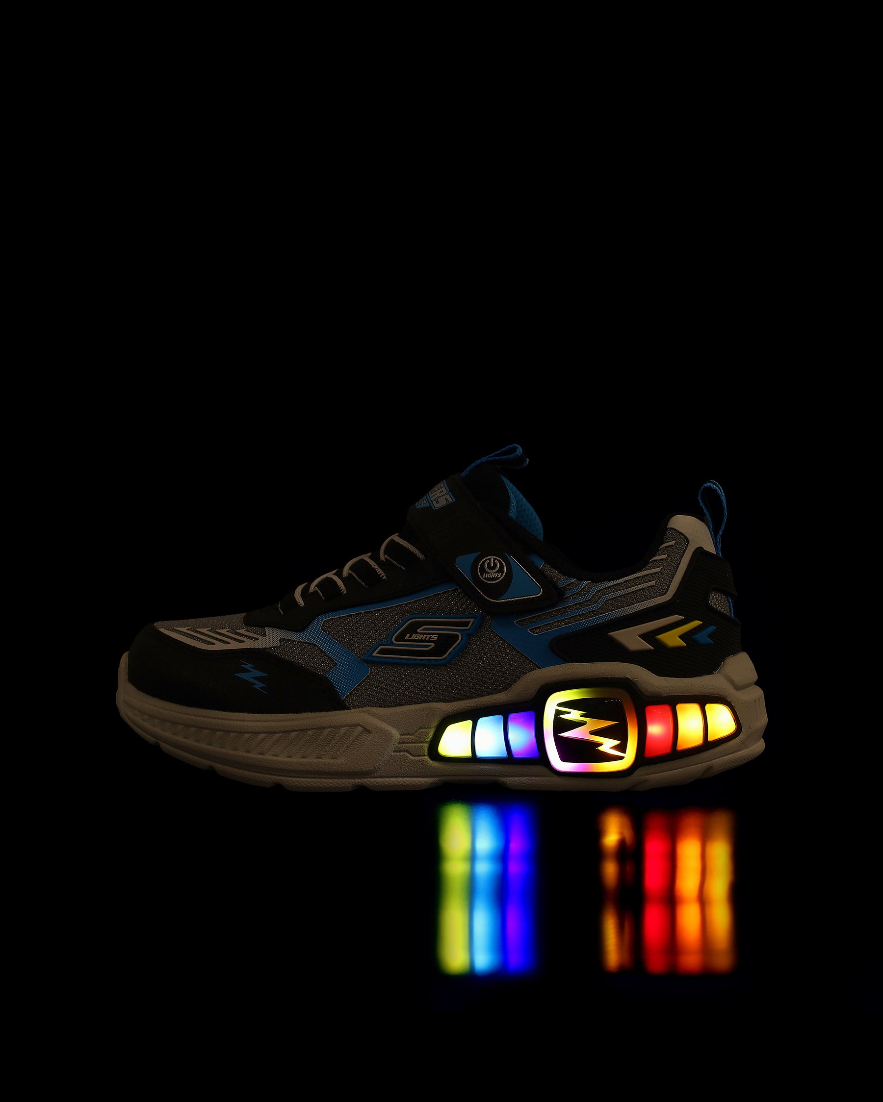 Skechers Lıght Storm 3 Çocuk - Erkek Siyah/Gri/Mavi Sneaker
