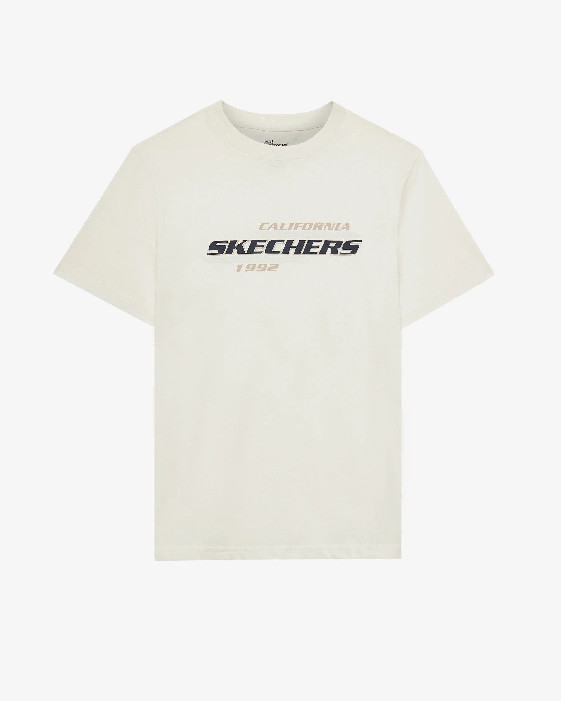 Skechers Lightweight Graphic Tee Beyaz Erkek T-Shirt
