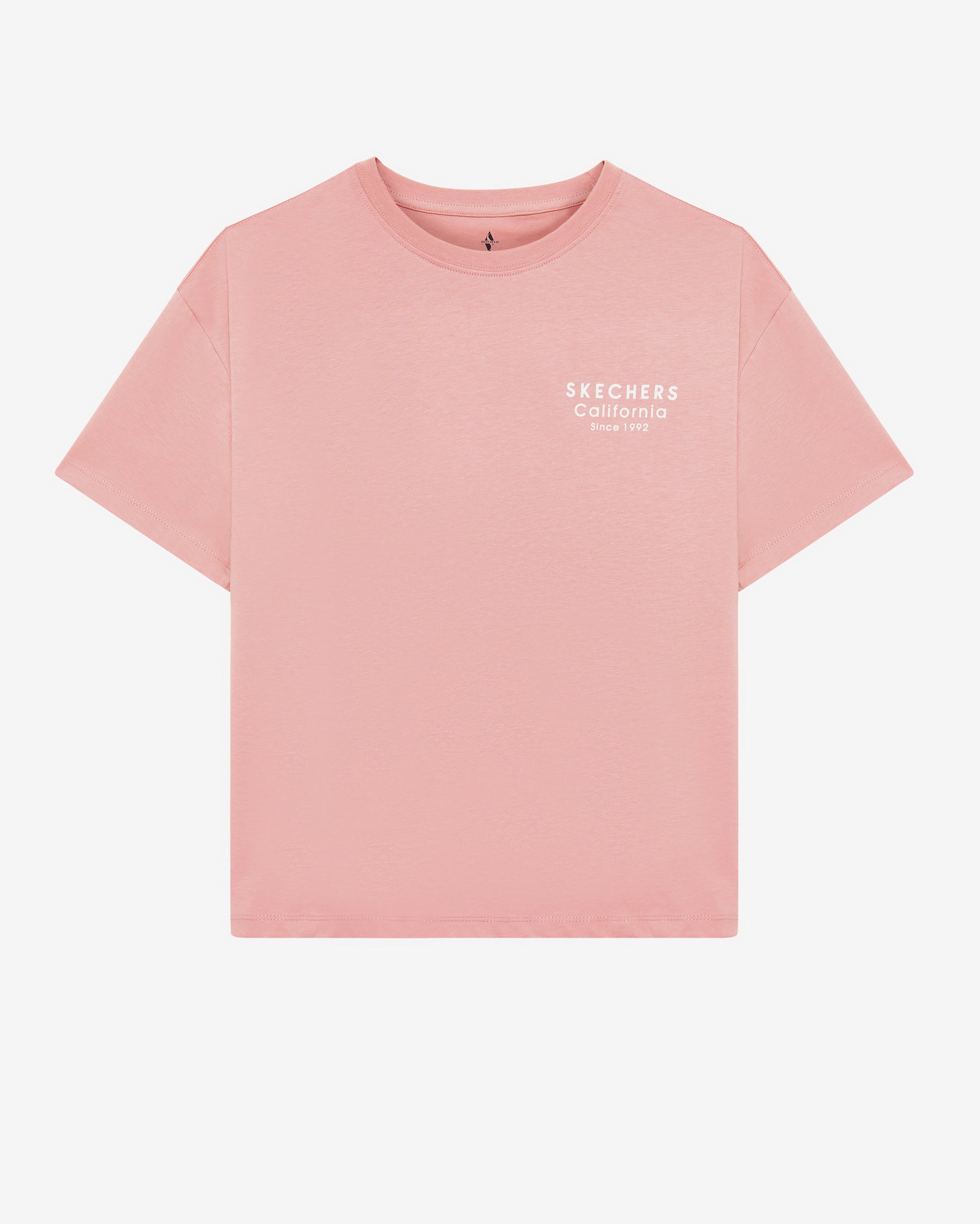 Skechers Loose Fit Graphic Pembe Kadın T-Shirt
