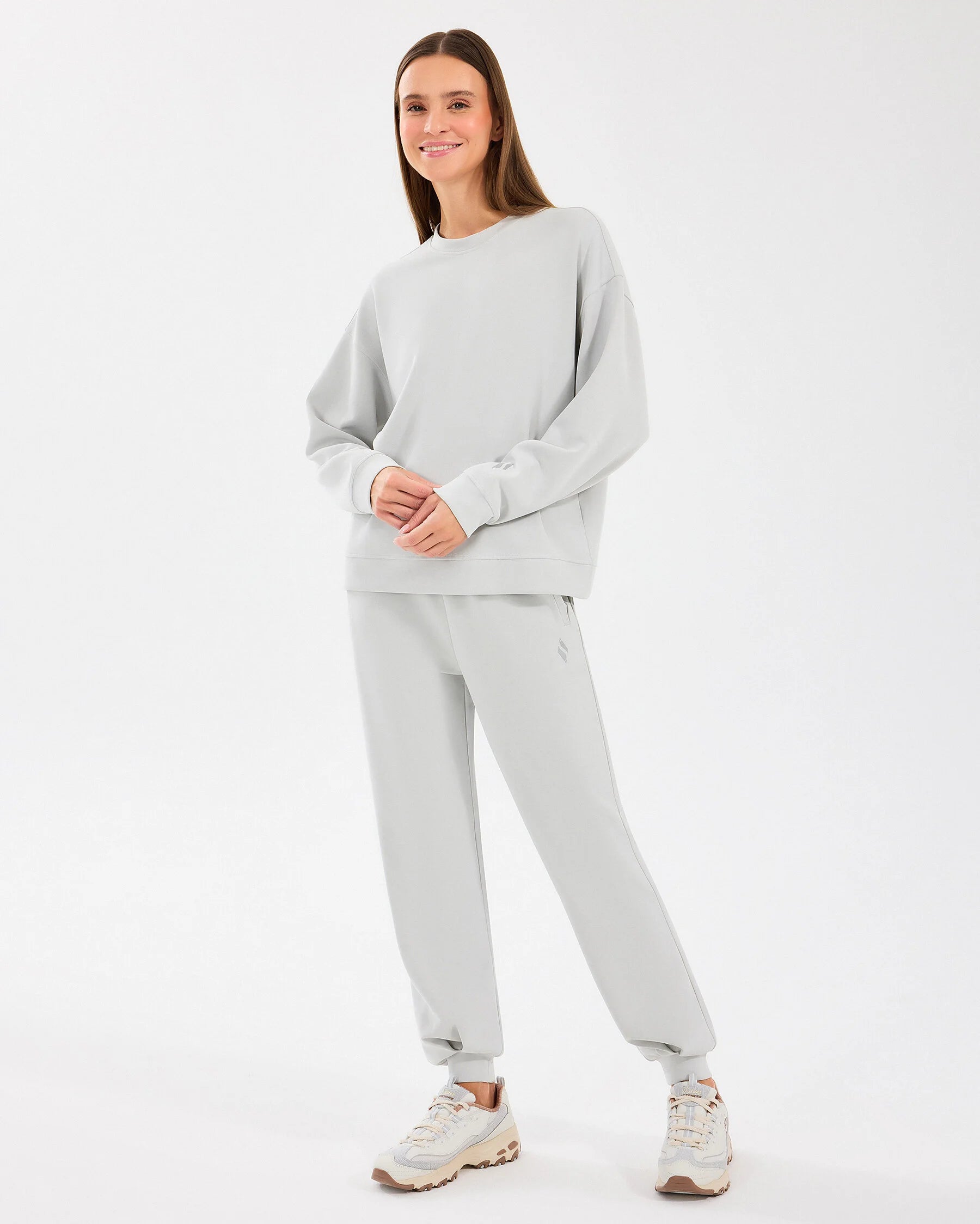 Skechers Lounge Gri Kadın Eşofman Altı