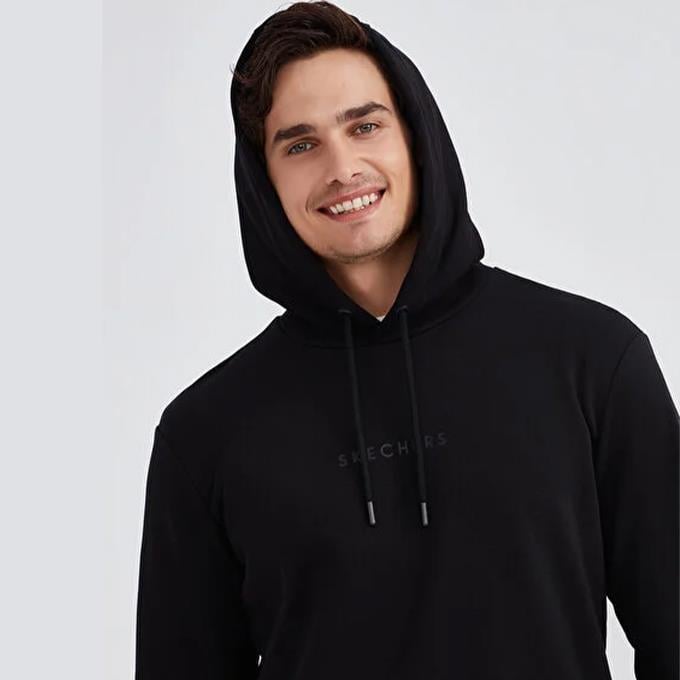 Skechers 2Xi Lock Arm Zipped Siyah Erkek Sweatshirt