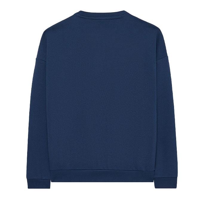 Skechers Essential Crew Neck Mavi Erkek Sweatshirt