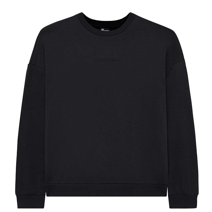 Skechers Essential Crew Neck Siyah Erkek Sweatshirt