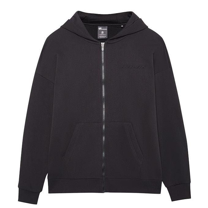 Skechers Essential Full Zip Hoodie Siyah Erkek Sweatshirt