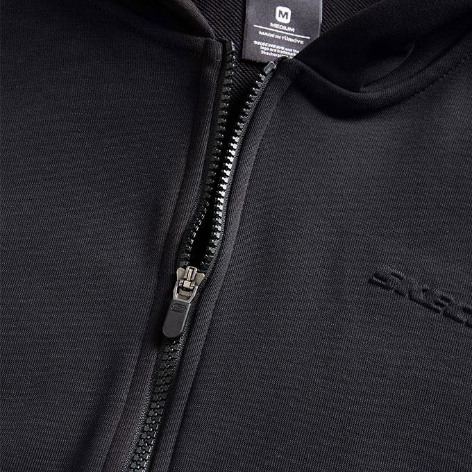 Skechers Essential Full Zip Hoodie Siyah Erkek Sweatshirt