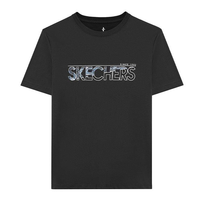 Skechers Graphic M Graphic Siyah Erkek T-Shirt