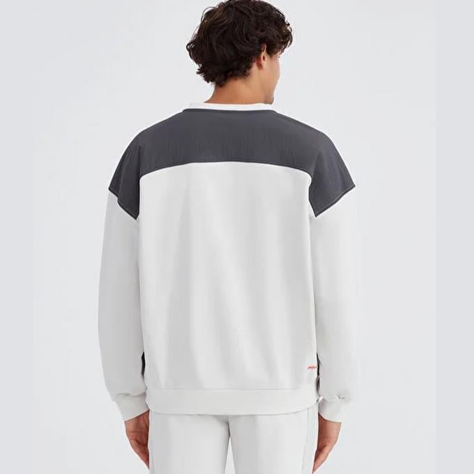 Skechers LW Crew Neck Gri Erkek Sweatshirt