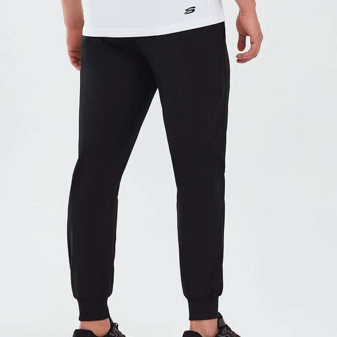 Skechers Micro Collection Side Zipped Siyah Erkek Eşofman Altı