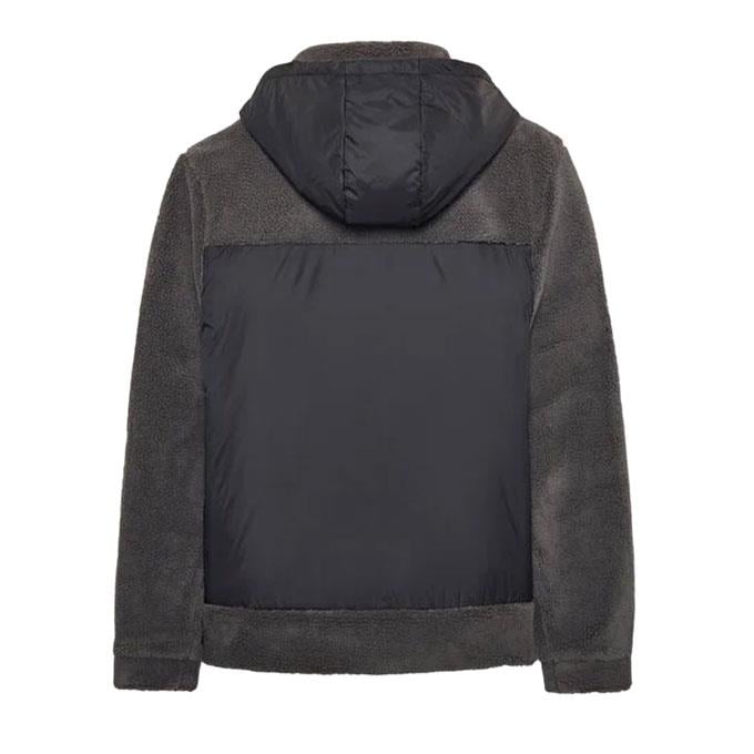 Skechers Outdoor Fleece Full Zip Sherpa Gri Erkek Sweatshirt
