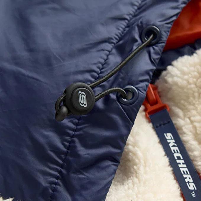 Skechers Outdoor Fleece Full Zip Sherpa Beyaz Erkek Sweatshirt
