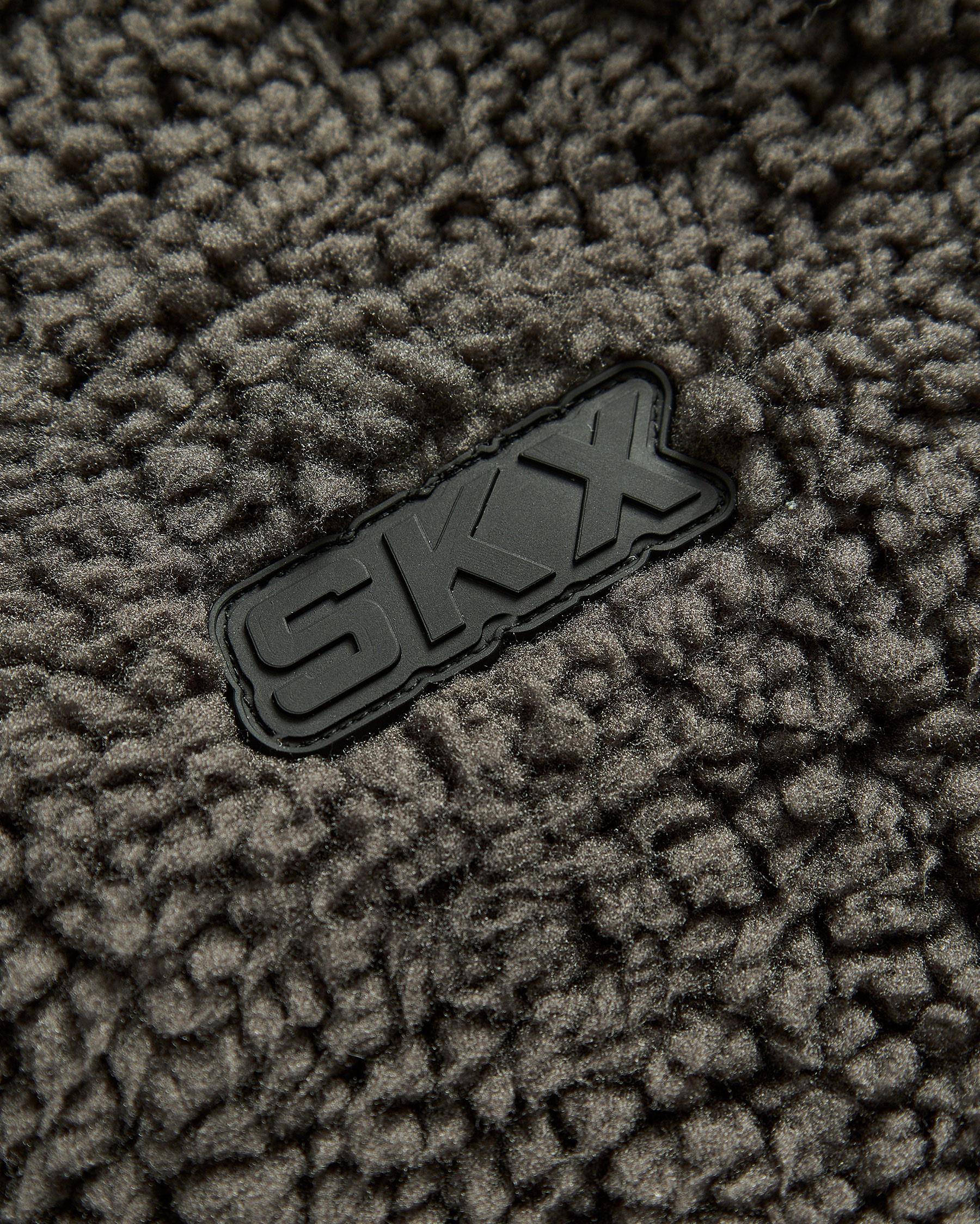 Skechers Outdoor Fleece Reversible Zip Sherpa Antrasit Erkek Mont