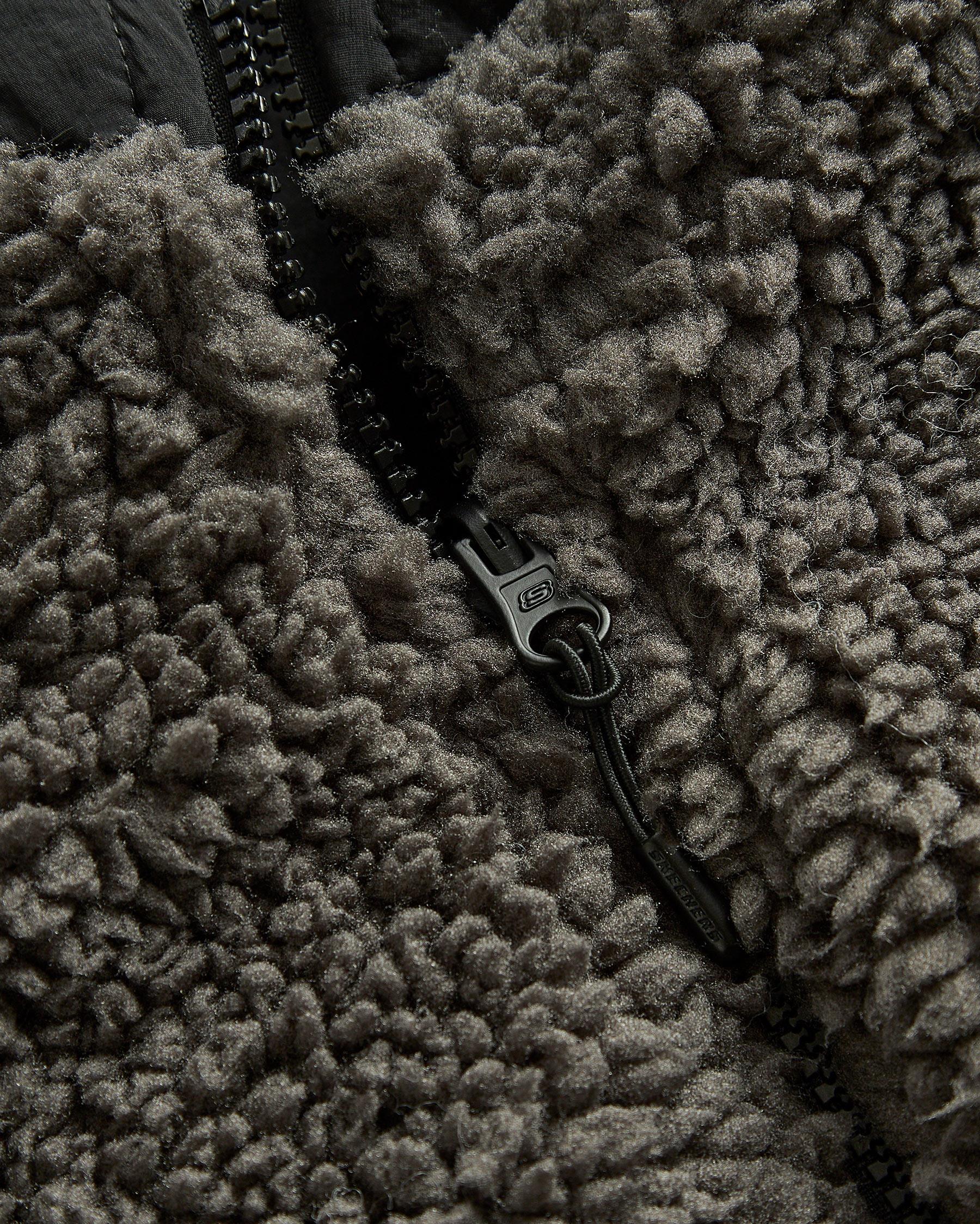 Skechers Outdoor Fleece Reversible Zip Sherpa Antrasit Erkek Mont