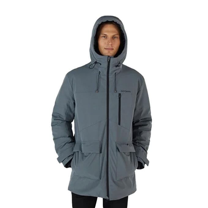 Skechers Outerwear Antrasit Erkek Mont