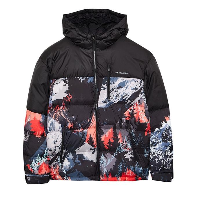 Skechers Outerwear Siyah Erkek Mont