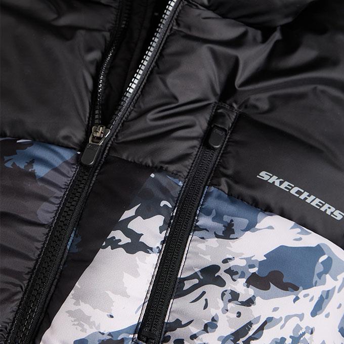 Skechers Outerwear Siyah Erkek Mont