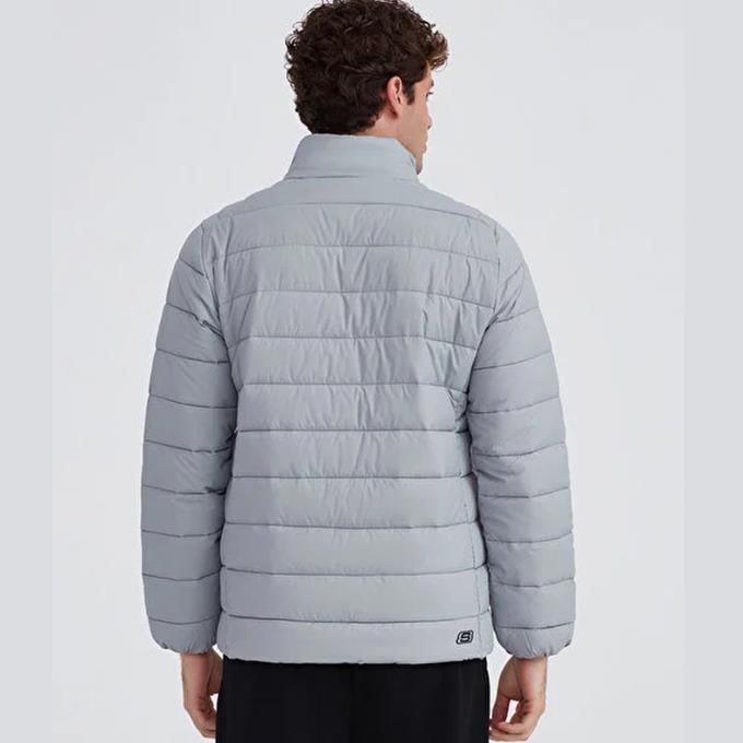 Skechers Outerwear Padded Gri Erkek Mont