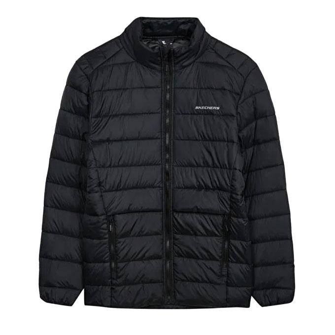 Skechers M Outerwear Padded Erkek Siyah Ceket - Mont