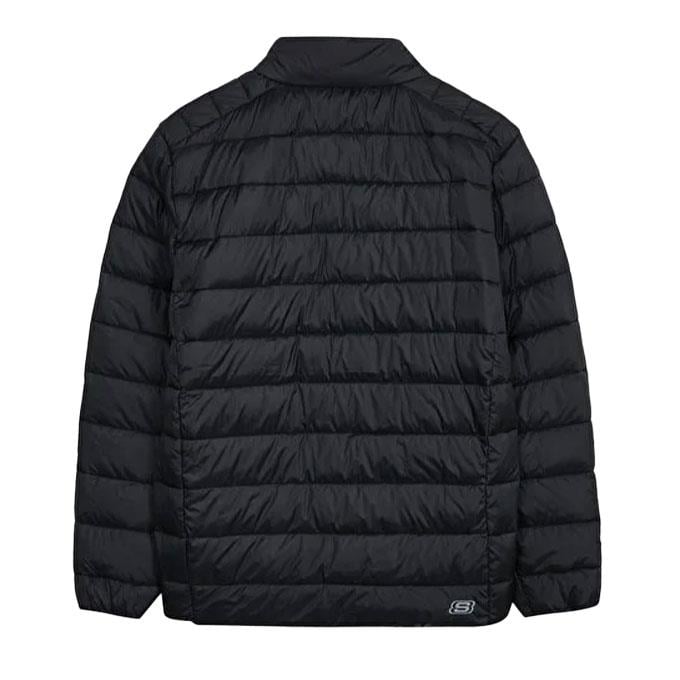 Skechers M Outerwear Padded Erkek Siyah Ceket - Mont