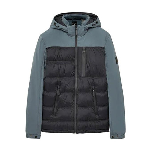 Skechers Outerwear Padded Erkek Mont - Siyah