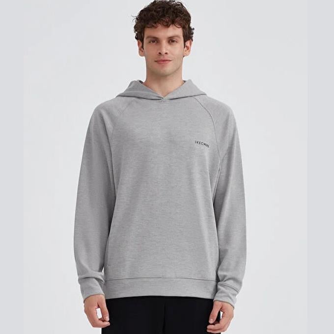 Skechers Scuba Colelction Gri Erkek Sweatshirt