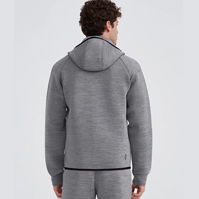 Skechers Scuba Colelction Full Zip Gri Erkek Sweatshirt