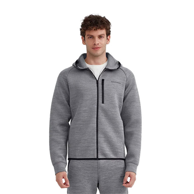 Skechers Scuba Colelction Full Zip Gri Erkek Sweatshirt