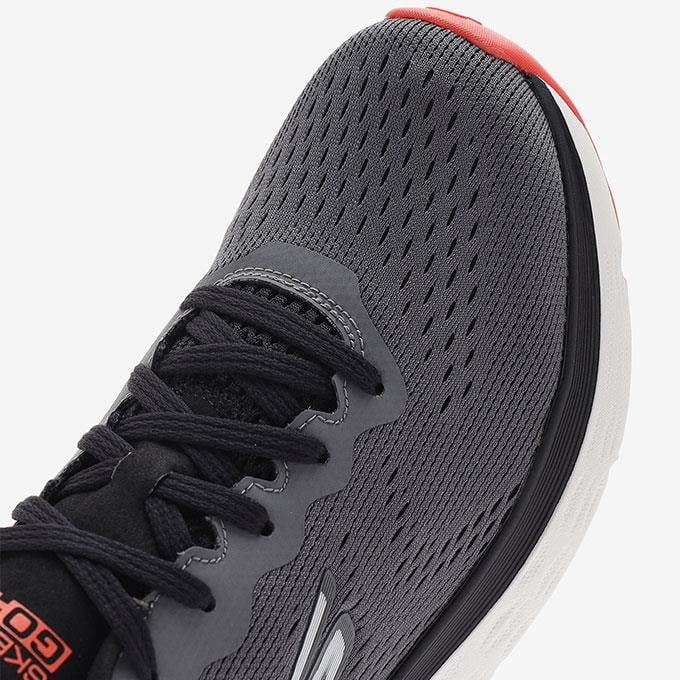 Skechers Max Cushioning Delta - Speed Up Erkek Gri/Siyah Koşu - Yürüyüş Ayakkabısı