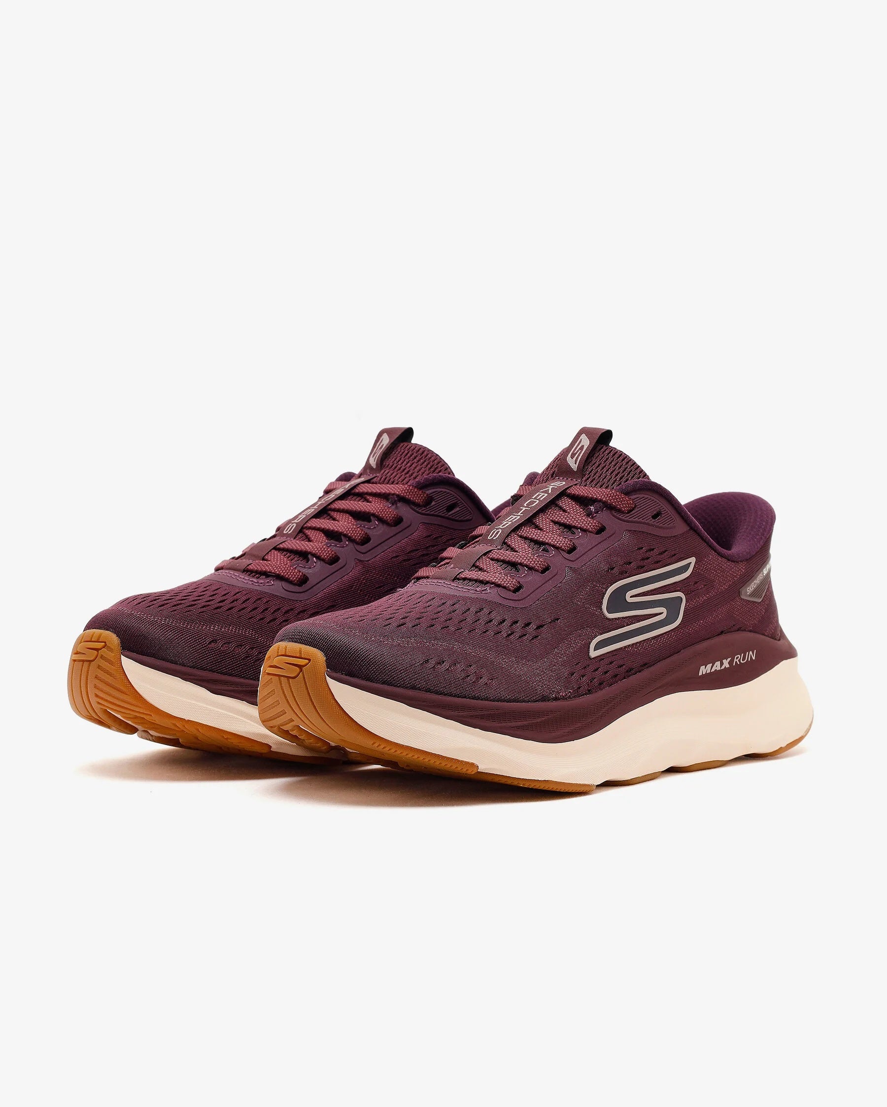 Skechers Max Run Kadın Koşu Ayakkabısı - Bordo