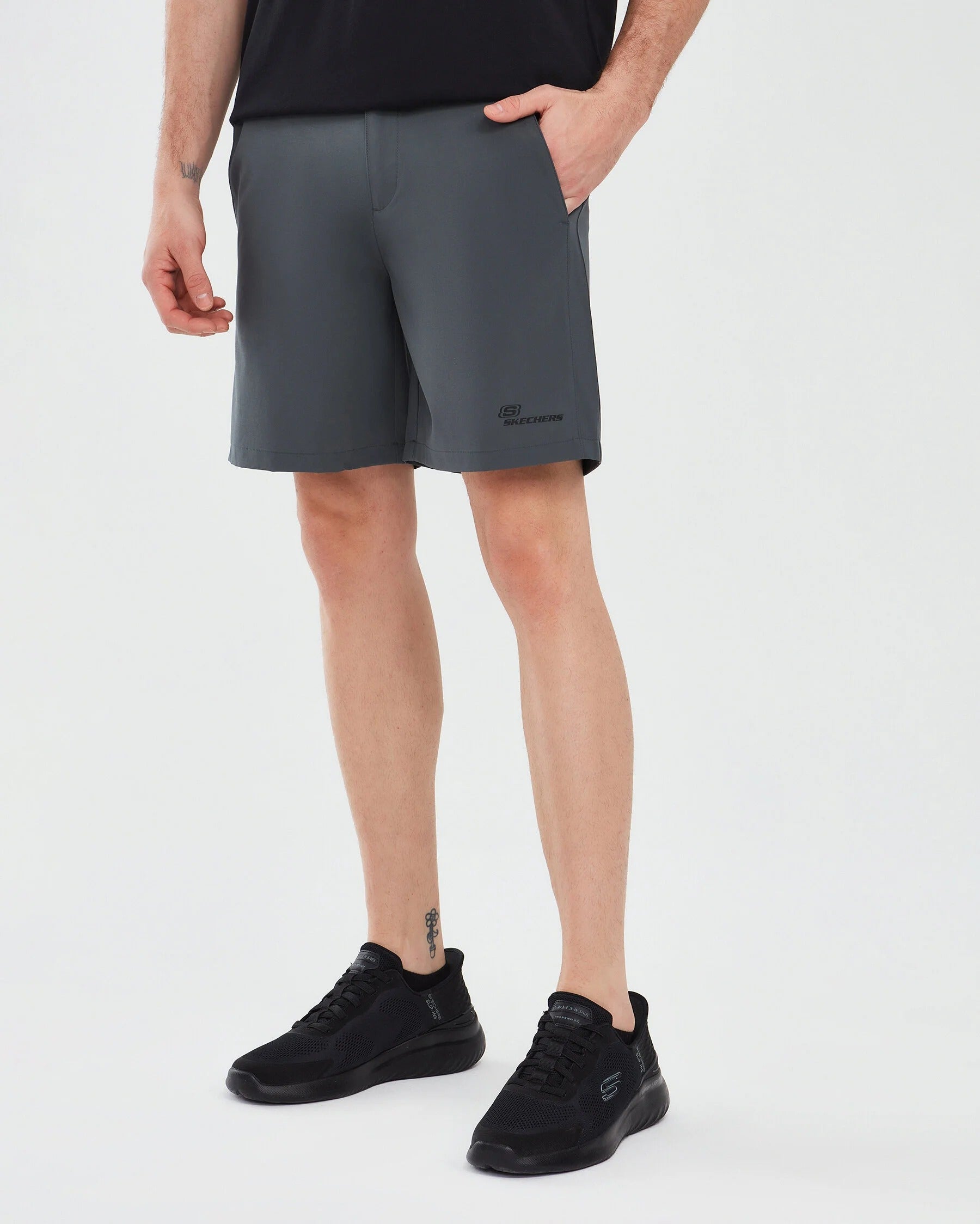 Skechers  Micro Collection 7 Inch Erkek Şort - Gri