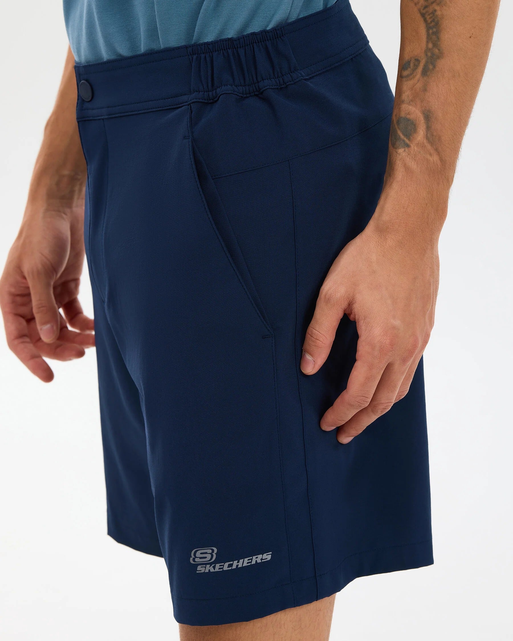 Skechers  Micro Collection 7 Inch Erkek Şort - Lacivert