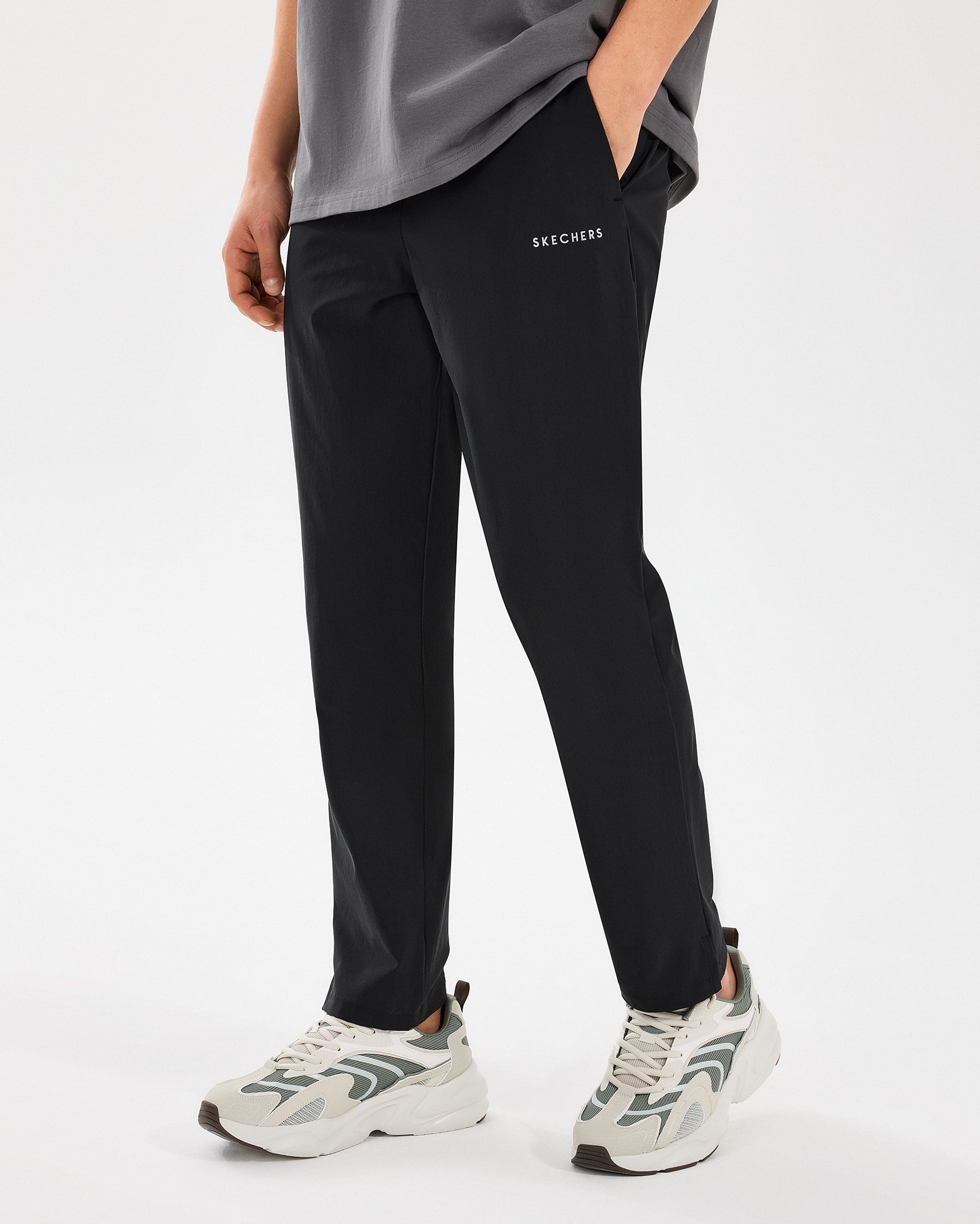 Skechers Micro Micro Slim Siyah Erkek Pantolon