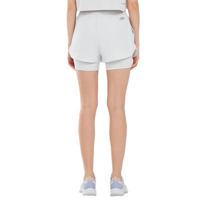 Skechers Performance Collection 4 Inch 2in1 Gri Kadın Şort