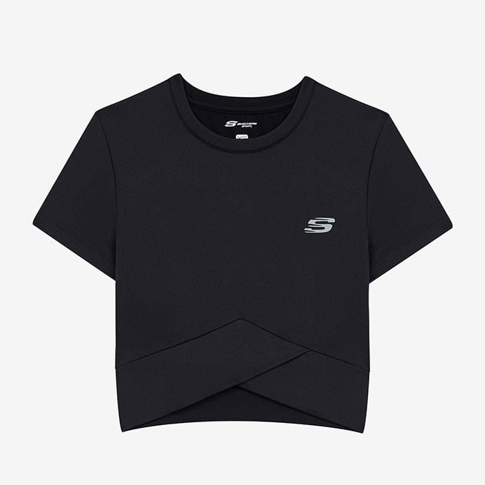 Skechers Performance Collection Short Sleeve Siyah Kadın T-Shirt