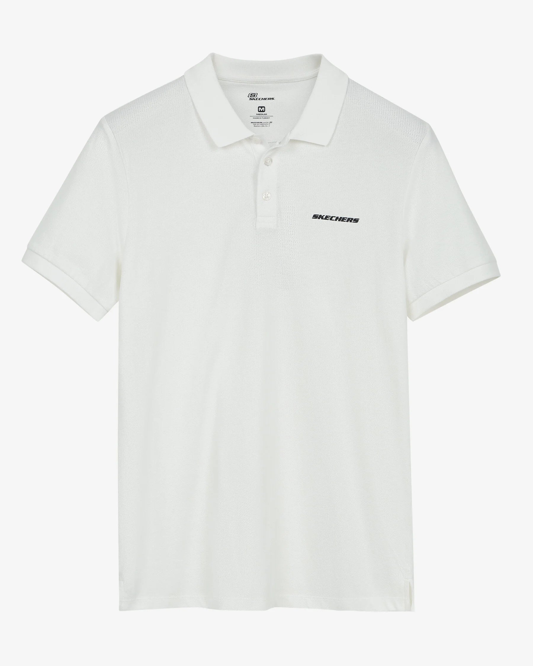 Skechers  Polo Short Sleeve Beyaz Erkek T-Shirt