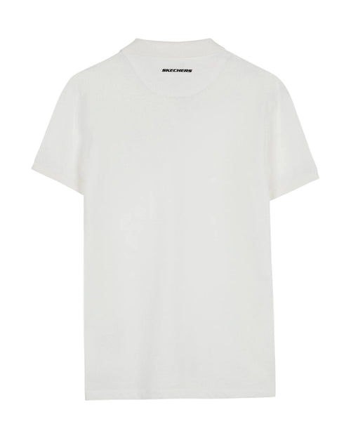 Skechers Polo Short Sleeve Erkek T-Shirt - Beyaz