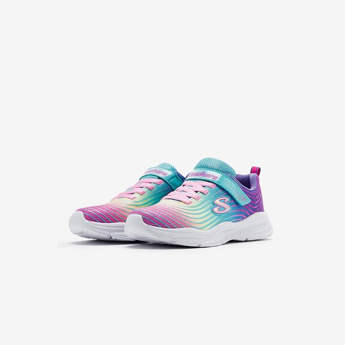Skechers Power Jams - Pastel Speed Çocuk - Kız Turkuaz/Çoklu Sneaker